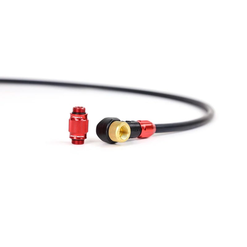 LEZYNE مضخة هواء أرضية LEZYNE CNC 3.5 للدراجات مع مقياس تناظري 3.5" - مضخة هواء عالية الضغط من الألمنيوم المعالج CNC بضغط 220PSI للإطارات للدراجات على الطرق/المسارات - رأس ABS-1 Pro لصمامات Presta/Schrader، فضي لامع - Image 3